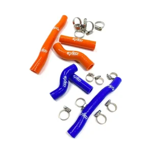 Noutate Kit furtun radiator silicon EXED® pentru KTM, Husqvarna 2017-2019 - Albastru