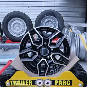 Reducere extra Janta trailer din aliaj negru ATT R13C 5X112 12W-390
