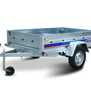 Preț redus BG7527YU Remorca Niewiadow, 1 AXA , BASCULABILA , 750 KG , 2.63M X 1.32M cu foaie de arc