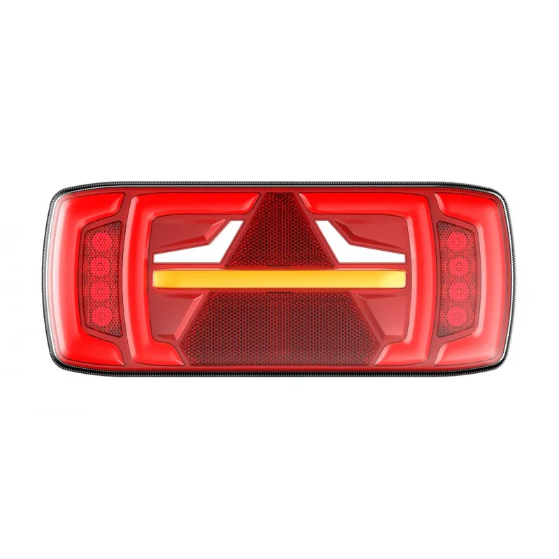 Stop neon remorca trailer,duba dinamic cu triunghi, 5 functii L1918 Premium