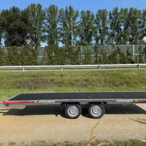 Disponibil imediat Platforma usoara 750 kg, 5×1.5 M, 2 axe, tractabila cu categoria B