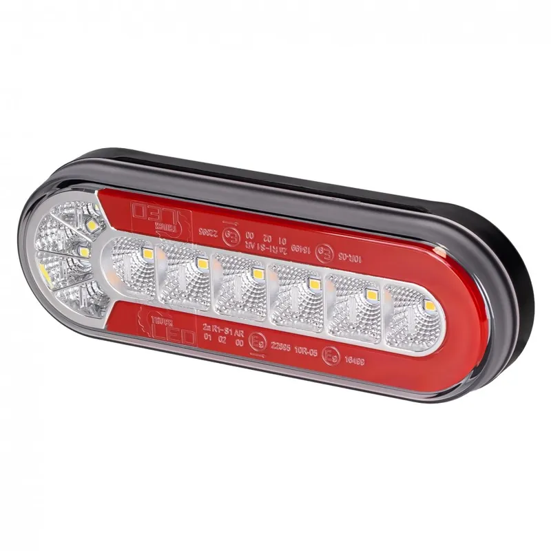 Doar azi Lampă spate LED TL mică, ovală, 12/24V L1873