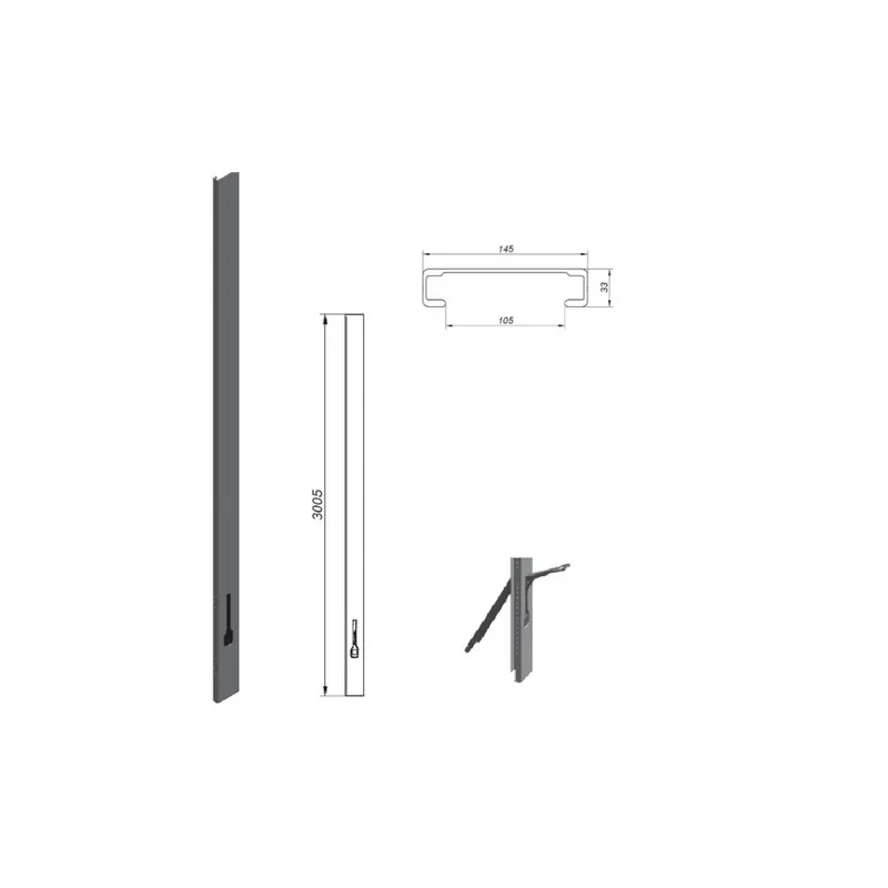 ADAICO 3005 ALU CS STANDARD Doar azi