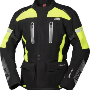 Cumpărături sigure IXS TOUR JACKET PACORA-ST BLACK-FLUOYELLOW S