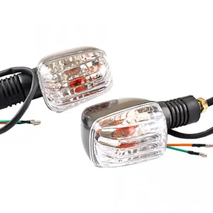 Set lampi semnalizare-negre, geam transparent Expediere rapidă