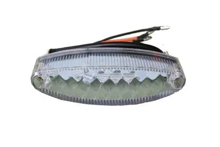 Plată sigură Stop spate cu 15 leduri, geam transparent