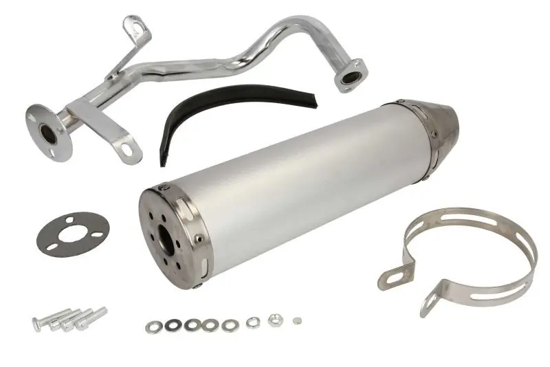 Esapament tuning GY6 4T 50cc, 139QMB, argintiu Cumpărături sigure