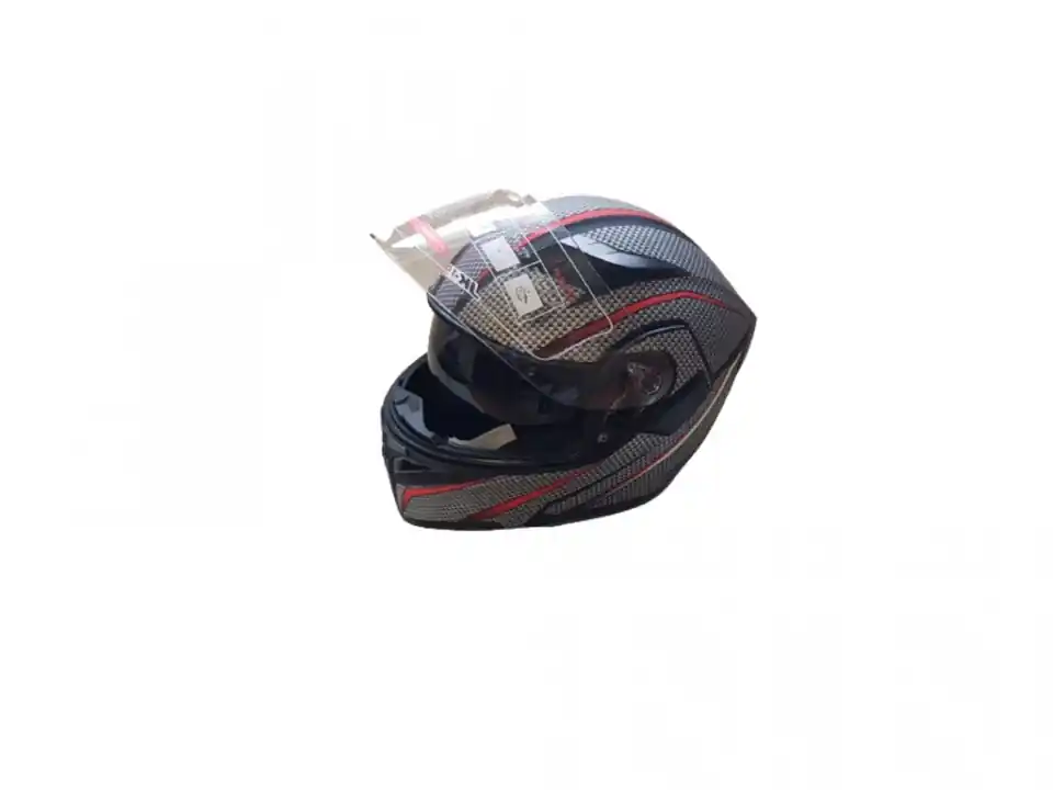 Reduceri Casca flip-up unisex, negru carbon