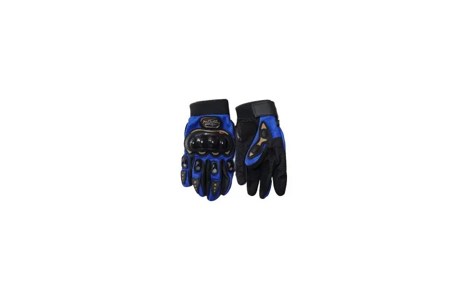 Set mănuși MOTO Negru+Albastru/ M Reducere specială