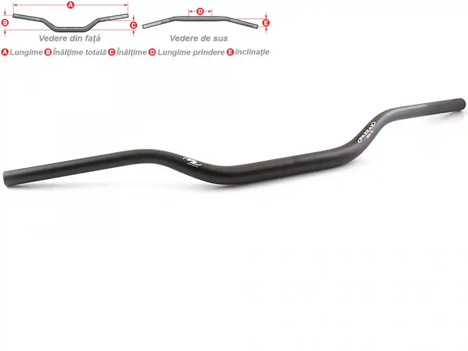 Premium Ghidon Pazzaz MT-195K aluminiu AL2014, 28.6x804mm negru