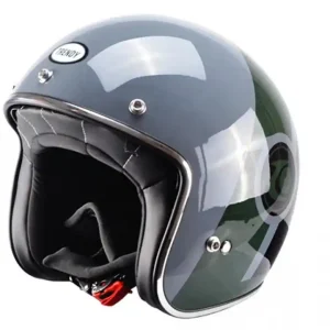 Casca scuter TRENDY 20 T-104 gri-verde-negru, marimea L Ultima șansă