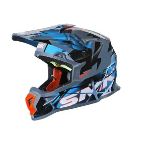 Cumpără acum Casca enduro SMK ALLTERRA FULMINE, albastru-gri, marimea L,