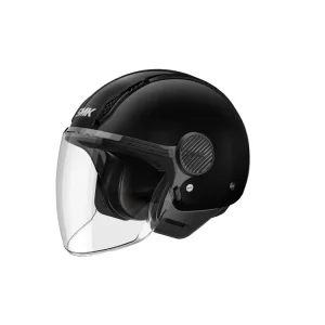 Casca Moto Open Face SMK LAMINAR SOLID, NEAGRA Marimea XS, Unisex, SMK0120/GL200/XS Premium
