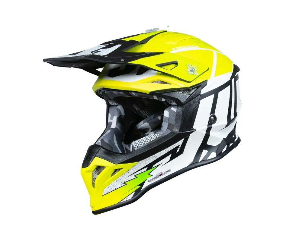 Expediere rapidă Casca enduro Just1 J39 Poseidon, Negru + Galben, Marimea L