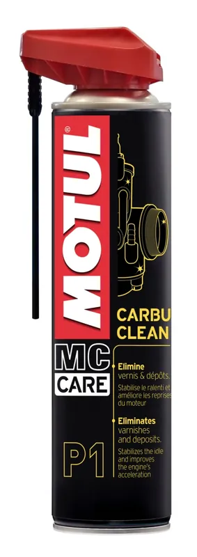 Plată securizată Solutie curatat carburator P1 CARBU CLEAN [TRIGGER] Motul, 400ml