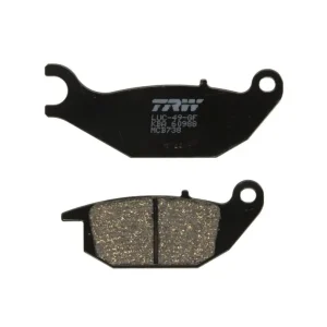Livrare expres Set placute frana Honda 106.7x42.4x7, 91.4x39.8x7, TRW