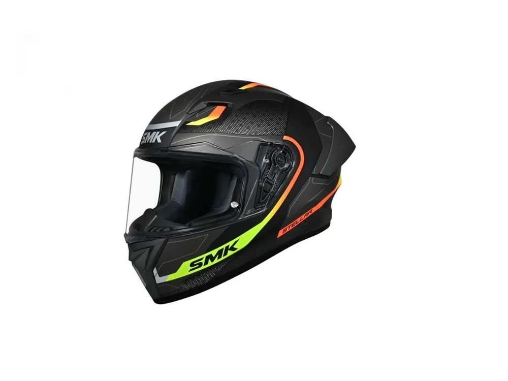 Calitate înaltă Casca moto integrala SMK STELLAR SPORT, negru+gri+galben marimea M, unisex, SMK0110/25/MA264/M